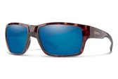 Smith Outback Zonnebril Heren Donkerbruin Havana/ Blauw