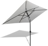 Parasol vierhoekig zandwit 200 x 300 cm