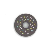 Donut Bijtketting Kauwsieraad - Bruin