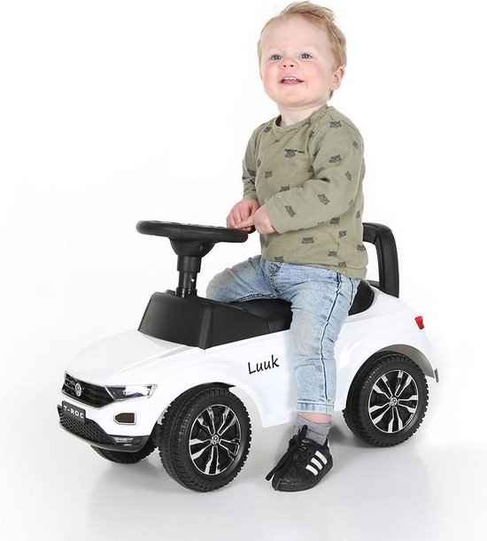 Bandits & Angels loopauto Volkswagen Troc wit 1 jaar jongens en