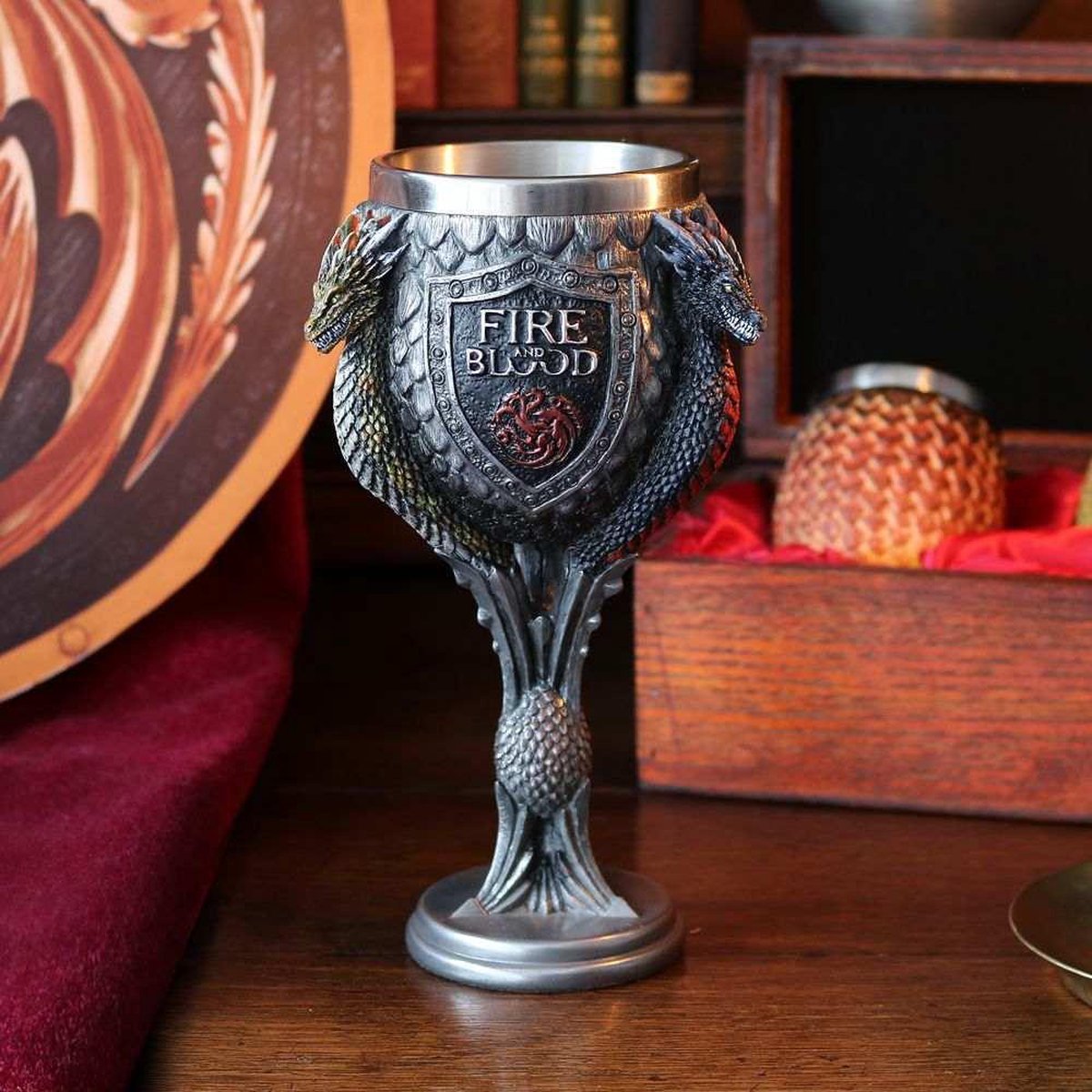 Game of Thrones Calice de gobelet de la maison Targaryen