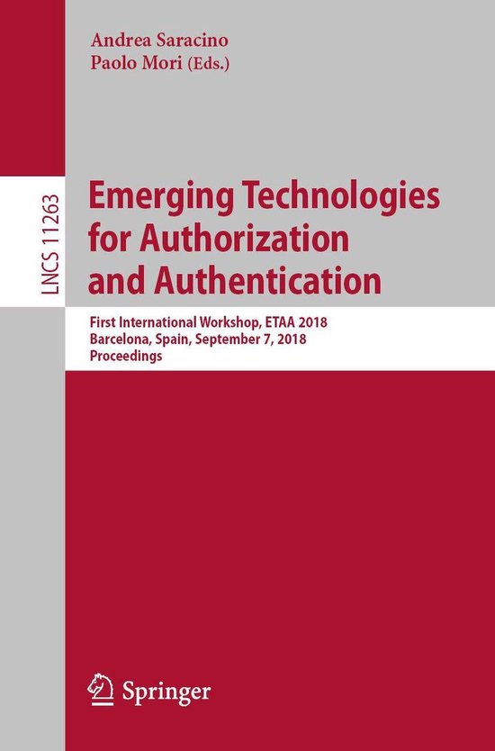 Springer Nature Proceedings Computer Science - Emerging Tech ... - cover