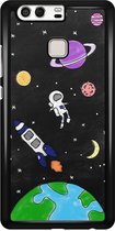 Huawei P9 hoesje - Outer space - Wit