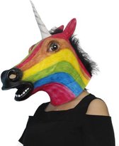 Eenhoorn masker 'Rainbow Unicorn'