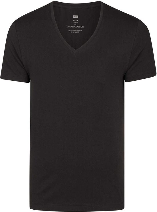 hurken Sinds Okkernoot WE Fashion Heren 'deep' V-neck T-shirt | bol.com