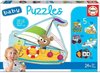 EDUCA - 5 puzzels - VOERTUIGEN