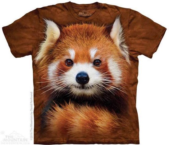 The Mountain KIDS T-shirt Red Panda Portrait T-shirt unisexe Taille L.