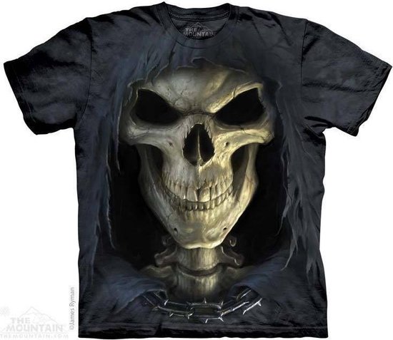 The Mountain T-shirt Big Face Death T-shirt unisexe M