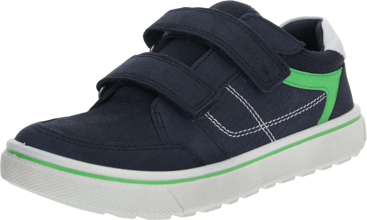 ECCO Jongens Klittebandschoenen Glyder 736162 02303 Blauw - Schoenen.nl