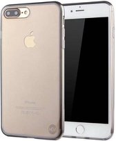 iPhone 7 Plus zwart siliconenhoesje transparant siliconenhoesje / Siliconen Gel TPU / Back Cover / Hoesje Iphone 7 Plus zwart doorzichtig