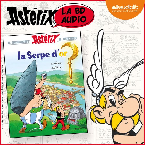 Astérix et la serpe d'or - cover