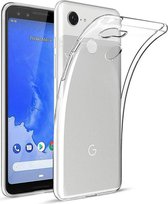 Hoesje CoolSkin3T TPU Case voor de Google Pixel 3a Transparant Wit