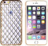 Hoesje CoolSkin Diamond TPU Case voor Apple iPhone 6/6S Plus Transparant Goud