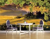 Landscape Italian Meadow Hills Nature Photo Wallcovering