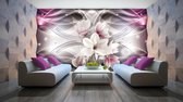 Flowers Pattern Abstract Photo Wallcovering