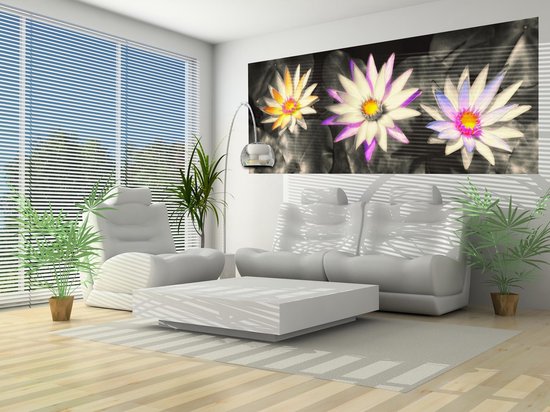 Modern Abstract Design flowers Photo Wallcovering