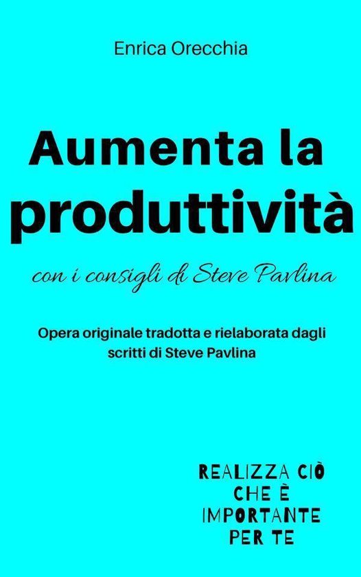 Aumenta la produttività - cover