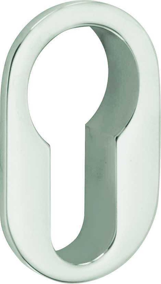 Cilinderrozet Mini rond glans nikkel