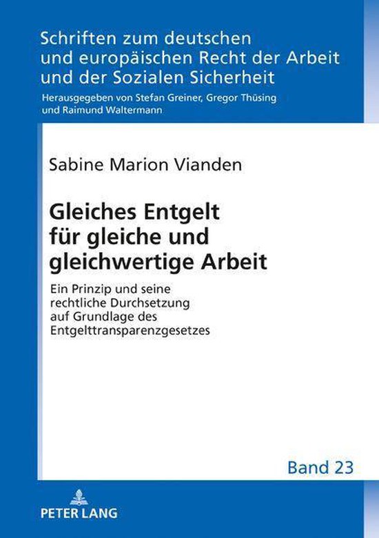 Schriften zum deutschen und europaeischen Recht der Arbeit u ... - cover