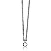 Zinzi zilveren schakelcollier 45cm ZIC819