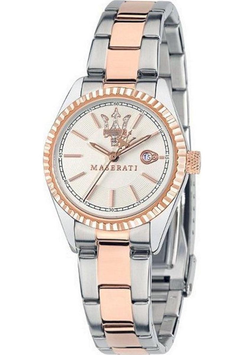 Maserati Competizione Horloge - Maserati dames horloge - Bicolor Rosé - diameter 31.5 mm - roestvrij staal