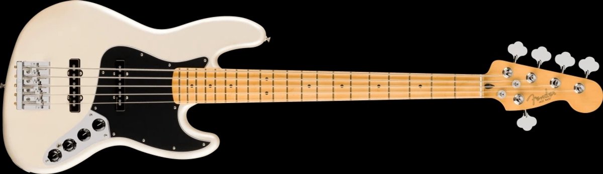 Fender Player II Modified Jazz Bass V MN Olympic Pearl - Elektrische basgitaar