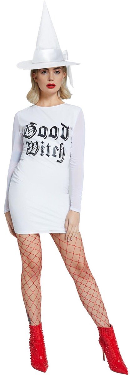 Fever Kostuum jurk -M- Good Witch Wit