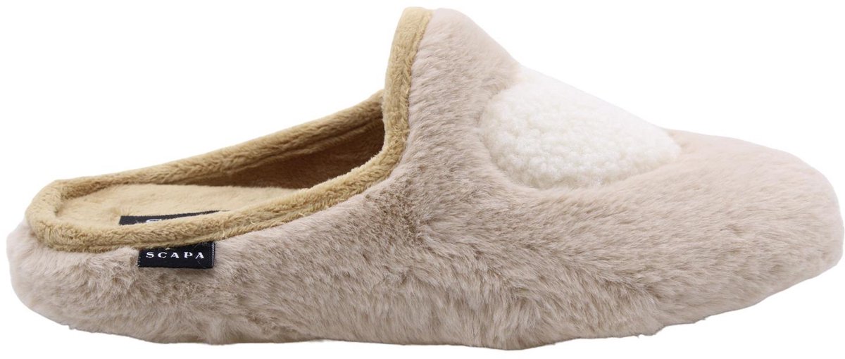 Scapa - Pantoffels - Beige - Vrouwen - Maat 37 -