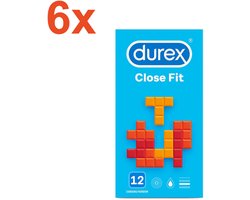 Durex Condooms Close Fit – 72 stuks | Nauwsluitende pasvorm voor extra comfort en veiligheid | Voordeelverpakking