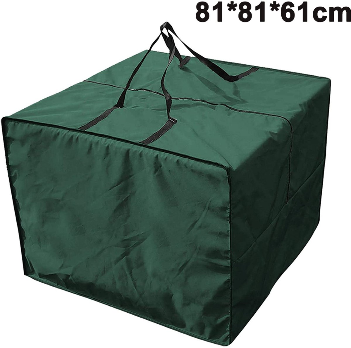 QTTVBTNA Waterdichte Opbergtas voor Tuinkussens 81x81x61 cm – Oxford Opbergzak met Rits en Handvatten, Geschikt voor Kerstboom, Tuinmeubelen, Kussens en Verhuizen geel