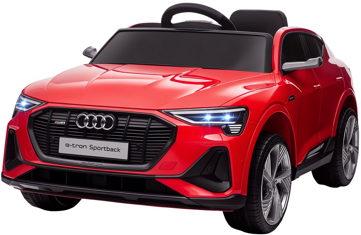 HOMCOM Rijden op Auto Kunststof, staal 108L x 60B x 47H cm Rood