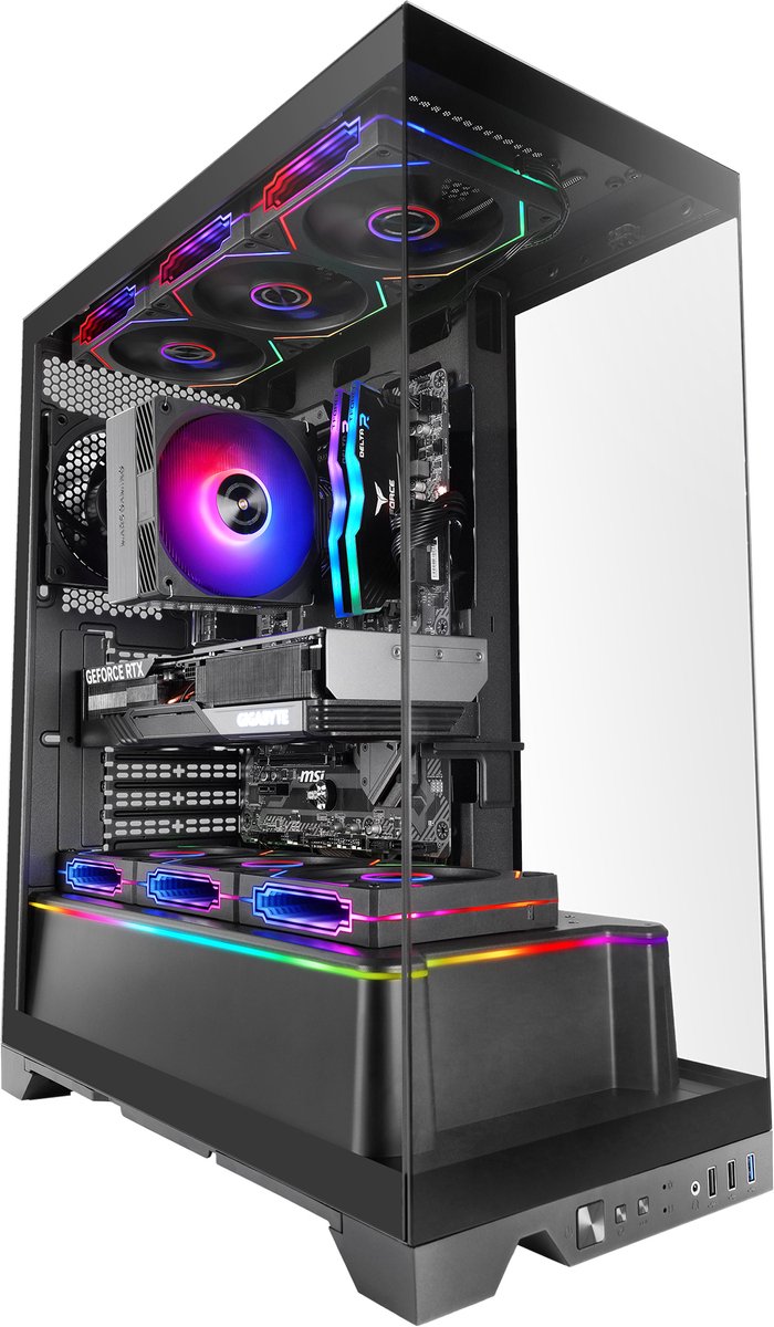 Mars Gaming MC-PRISMA Midi Tower Zwart