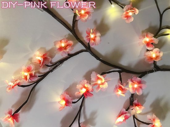 Kunstmatige zware kersenbloesem tak Sakura boomstam voor bruiloft commerciële la