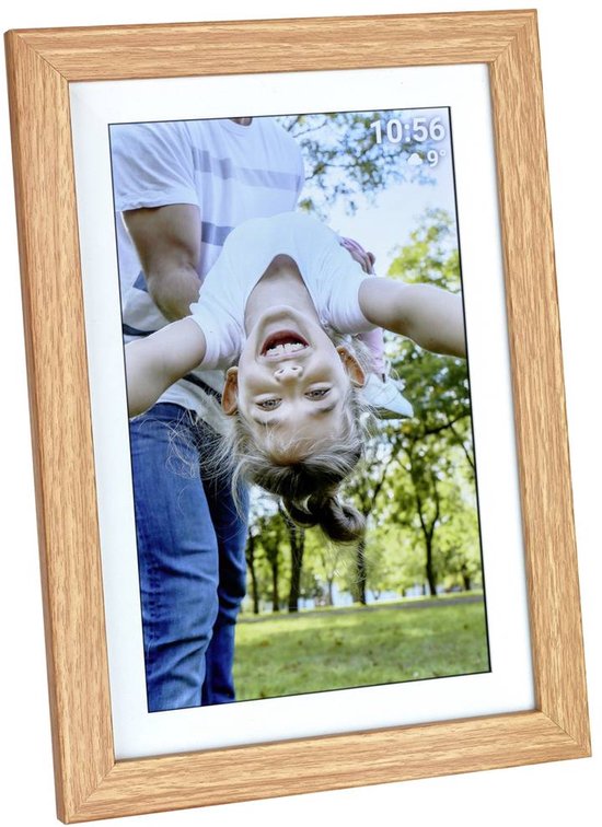 Cadre Photo Numérique Wi-Fi InLine WiFRAME 10,1" - Écran Tactile IPS, App Frameo, Partage Familial Facile - 4