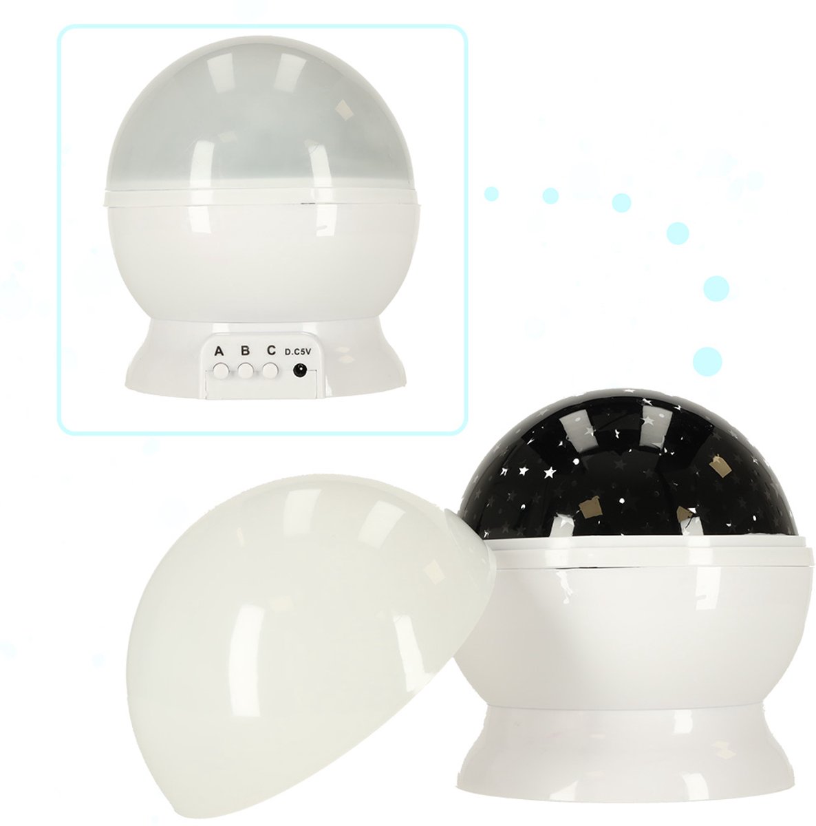 Projectorlamp - Sterren Projector - Galaxy Projector - Sterrenhemel Projector - Heelal - Universum – foto 4