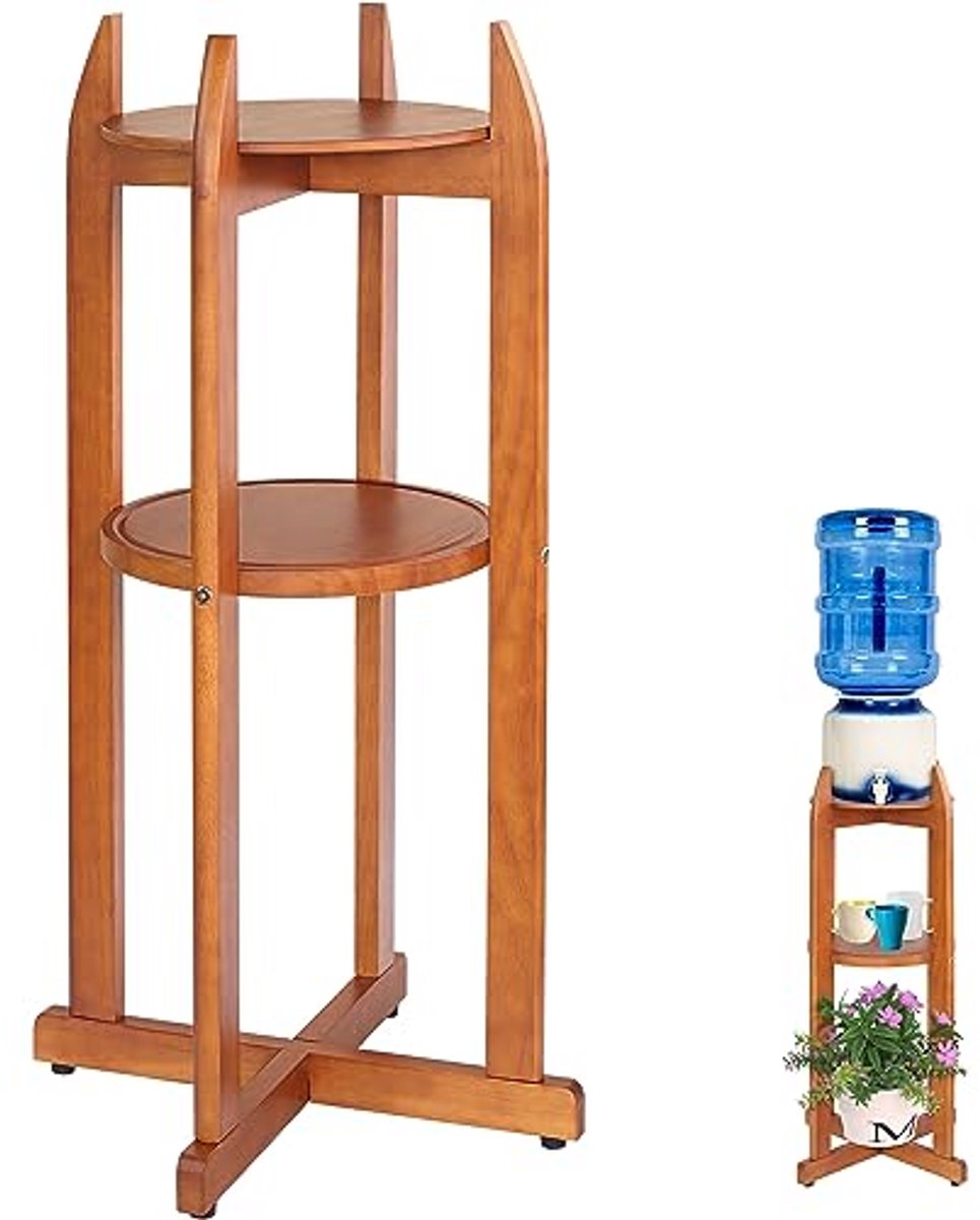 Houten waterdispenser vloerstandaard 33 inch voor 3 & 5 gallon flessen