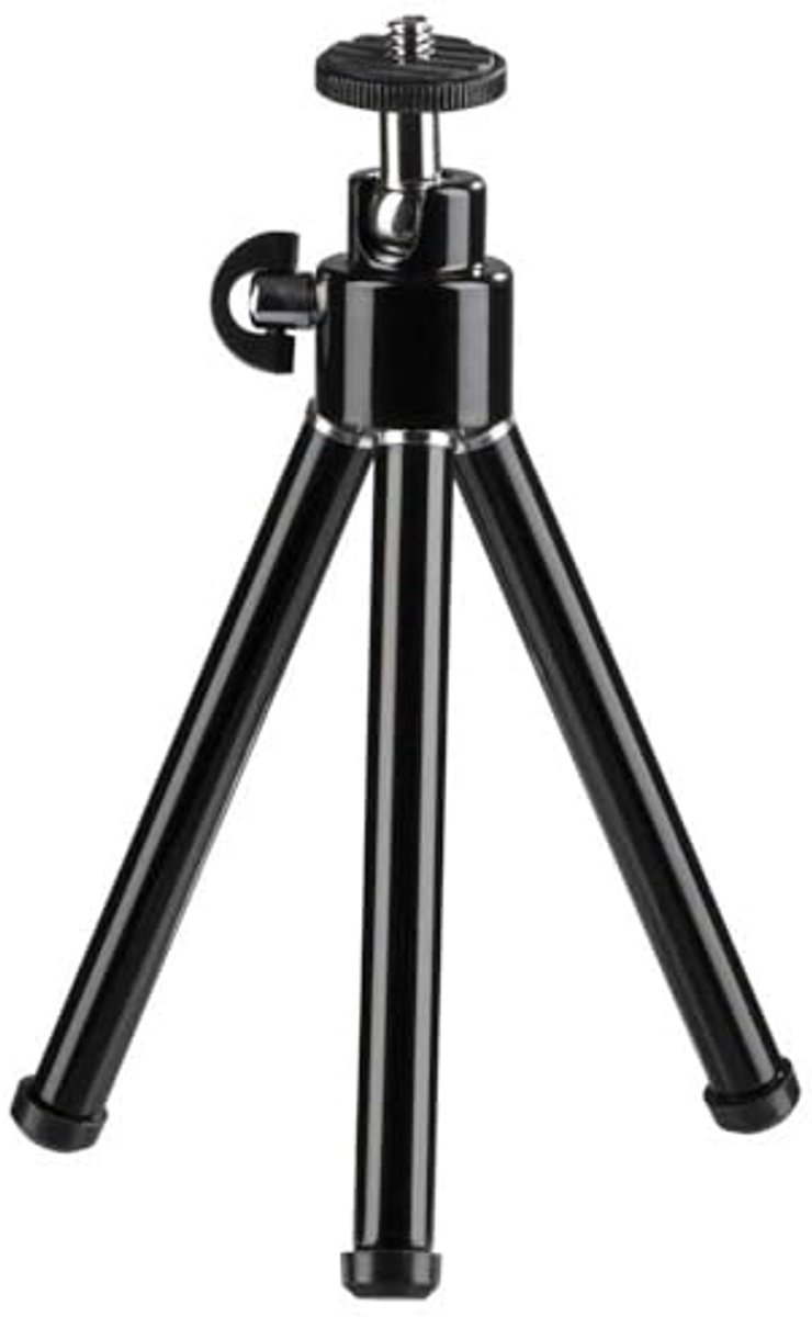 Mini Statief 14-21 cm met 3D-kop - Ultra Lichtgewicht en Draagbaar