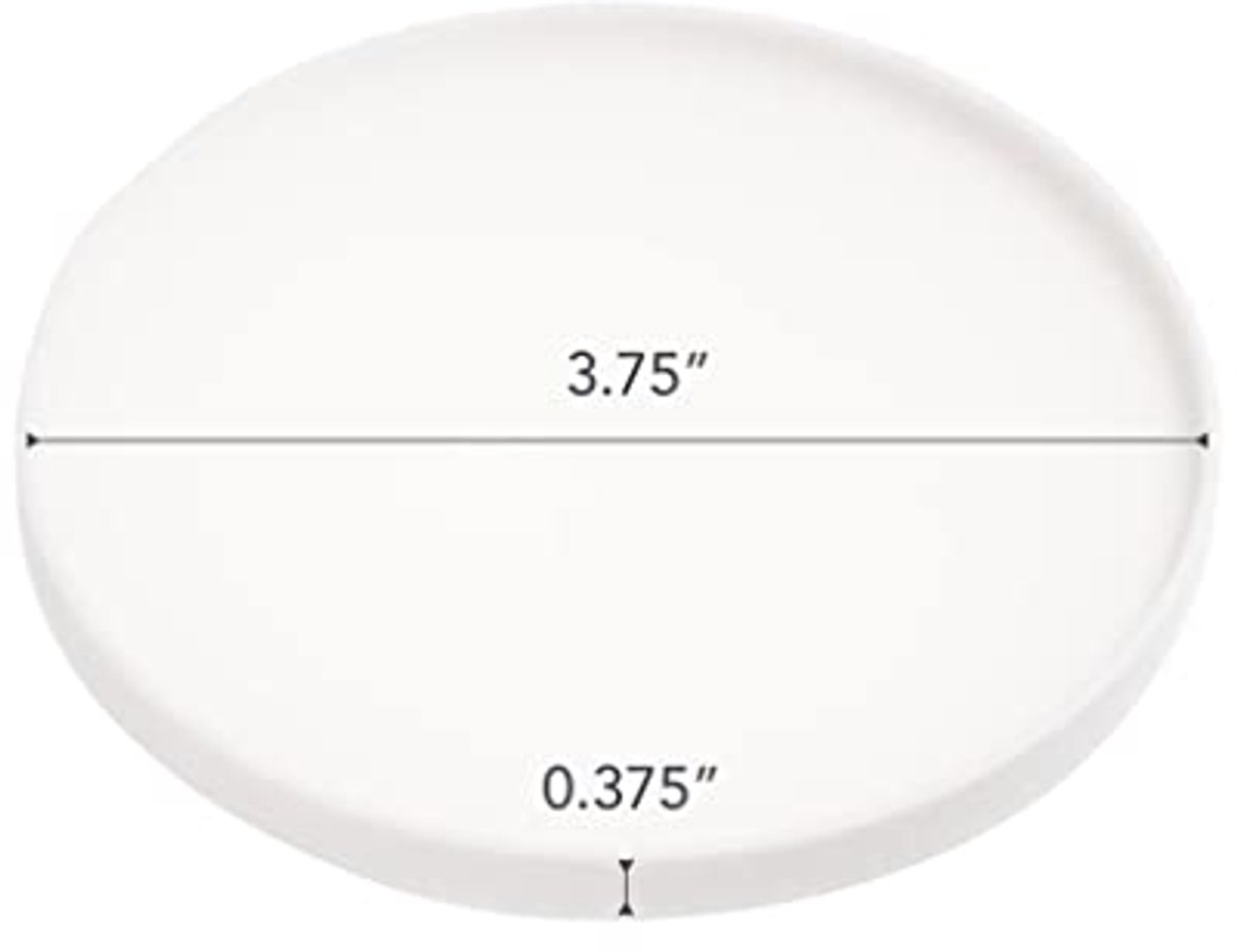 Set van 6 silicone onderzetters - rond, vaatwasmachinebestendig, eenvoudig en flexibel
