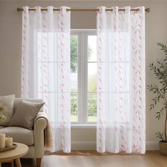 Home Direct Gordijnen van kreukelfluweel met oogjes, donkergrijs, 2 x 245 x 140 cm