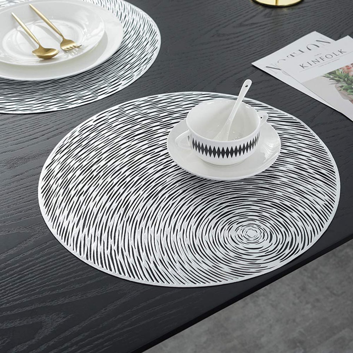 Stijlvolle placemat - decoratief en functioneel - 1 stuk - waterdicht