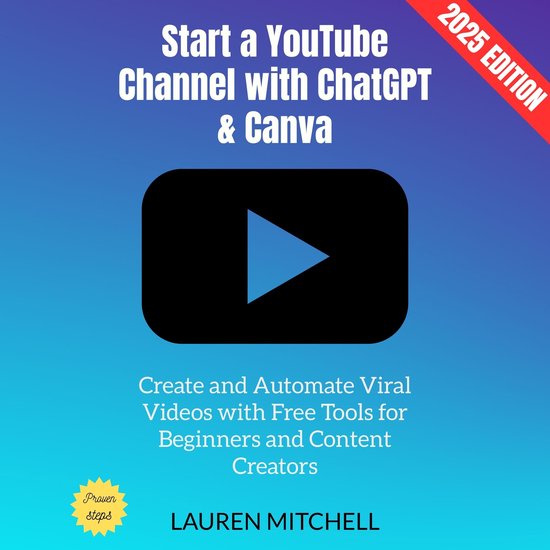 Start a YouTube Channel with ChatGPT & Canva: - cover