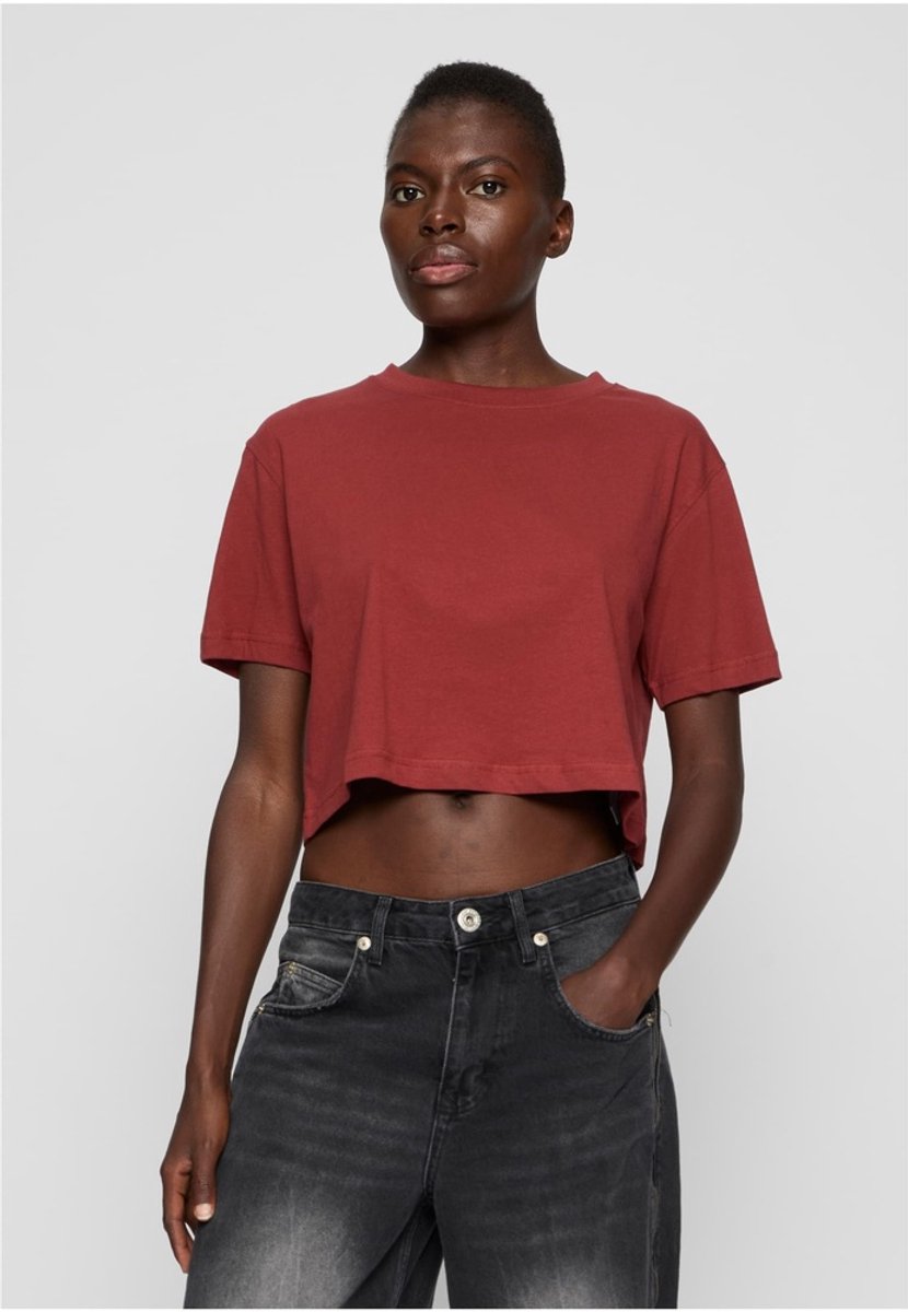 Urban Classics Dames-T-shirt Ladies Short Oversized Tee 2-pack PP1555 Wit