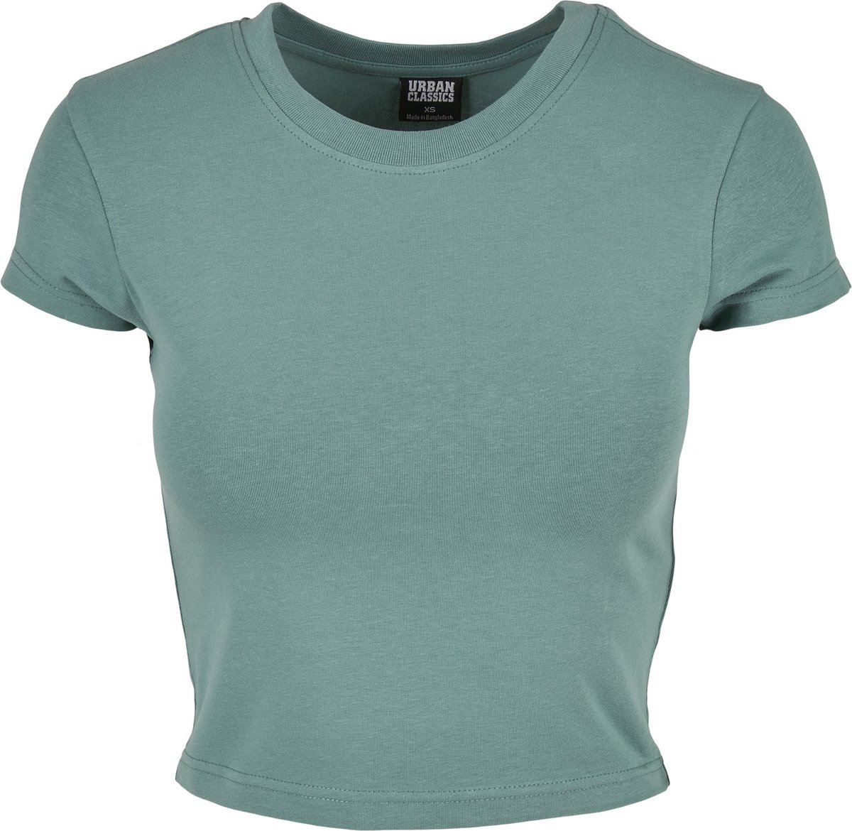 Urban Classics Stretch Jersey Crop top XXL Groen