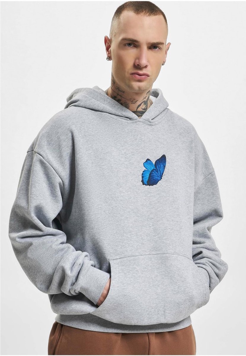 Mister Tee Le Papillon Heavy Oversize Hoodie/trui M Grijs