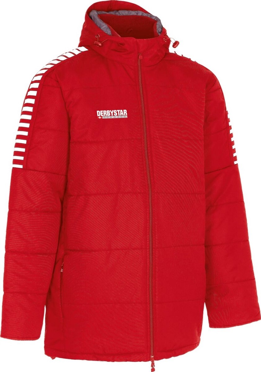 Derbystar regenjas Hyper stadionjas 622010 rood/wit - XXL