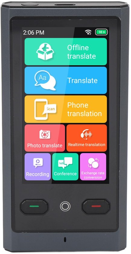 Smart Language Translator, 3 Inch Touch Screen 138 Languages Online 15 ...