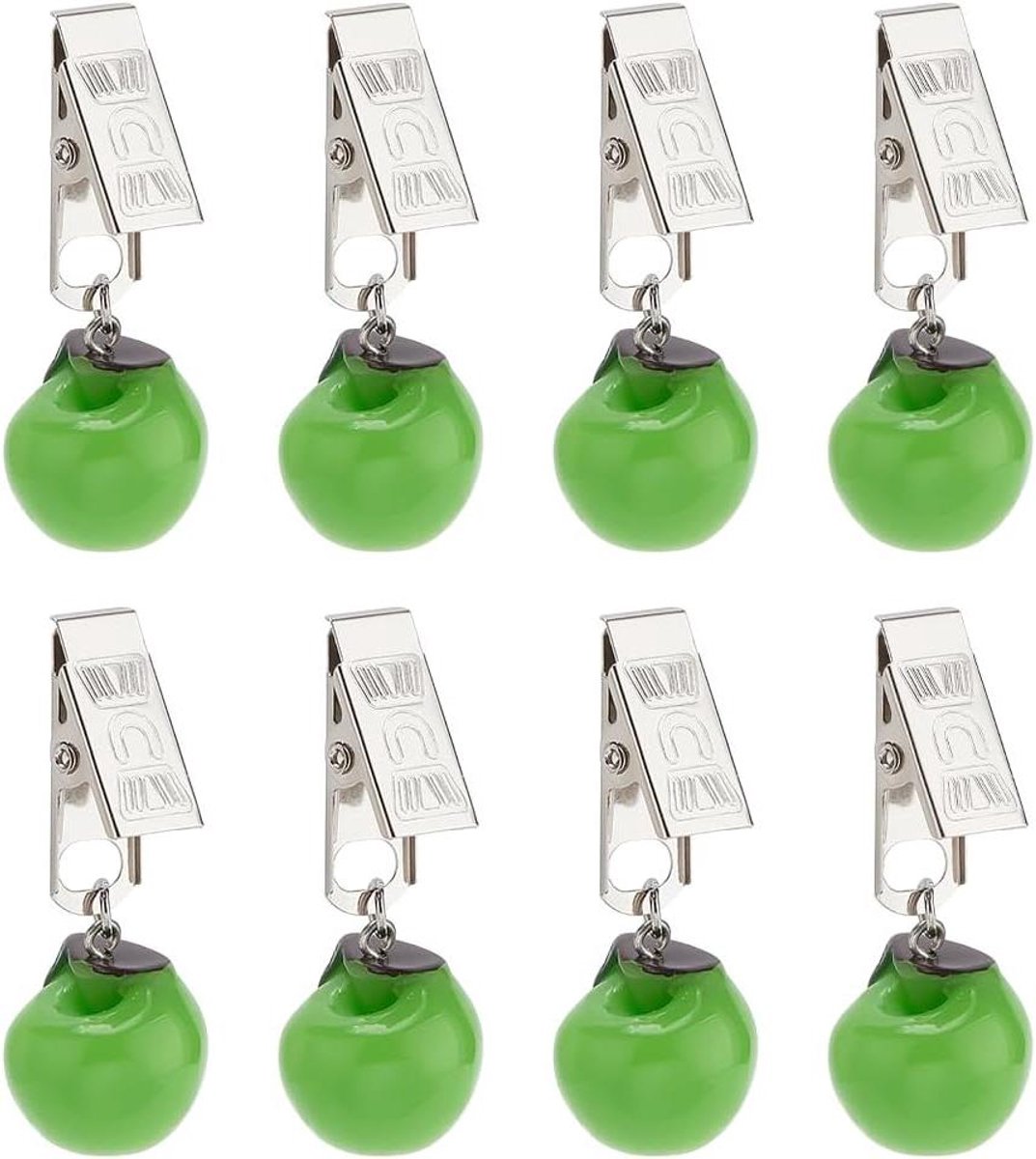 Allecto Premium - Gewichten voor tafelkleden - Hangers appelvorm - Outdoor picknicktafels
