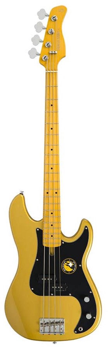 Sire P5 A4/MGO Marcus Miller basgitaar 4-snarige passieve P-stijl bas in Metallic Gold