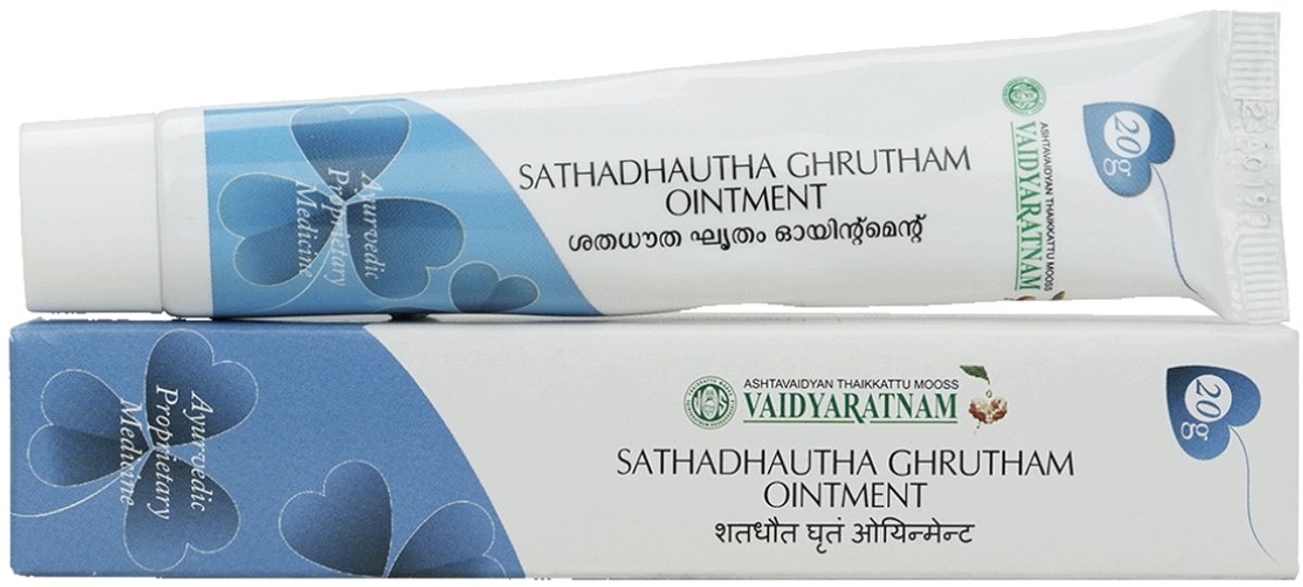 Sathadhautha Ghrutham - Heilzame Zalf (Vaidyaratnam) 20 gr