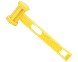 Hammer, draagbare kunststof vloernagels, hamer, lichte tentstok, hamer, outdoor, camping tool accessoires